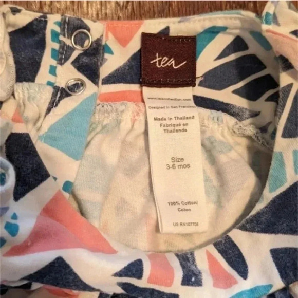 Tea Collection Romper 3-6M - Picture 3 of 6